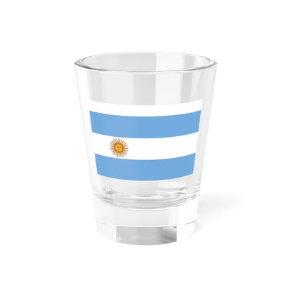 Pabellón naval estado Buenos Ayres (Argentina) Shot Glass 1.5oz 1.5oz - Go Mug Yourself