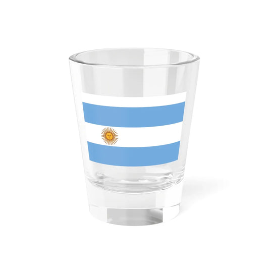 Pabellón naval estado Buenos Ayres (Argentina) Shot Glass 1.5oz 1.5oz - Go Mug Yourself