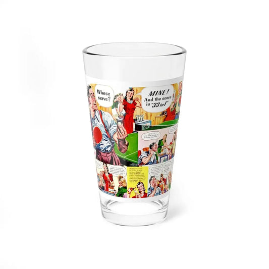 Pabst Blue Ribbon advertisement (Magazine Illustration) Pint Glass 16oz 16oz - Go Mug Yourself