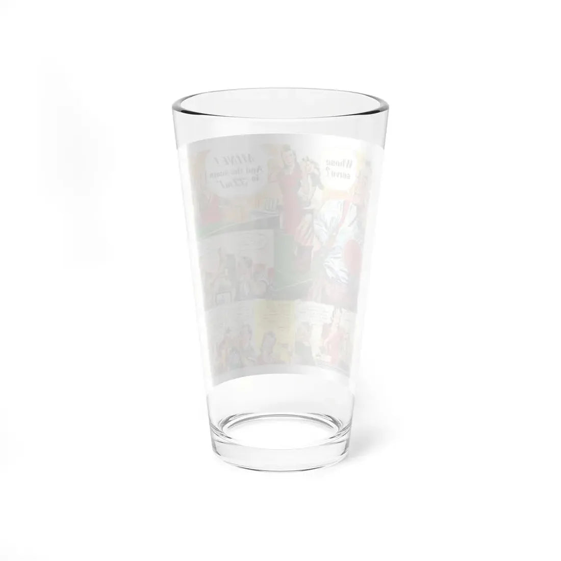 Pabst Blue Ribbon advertisement (Magazine Illustration) Pint Glass 16oz - Go Mug Yourself