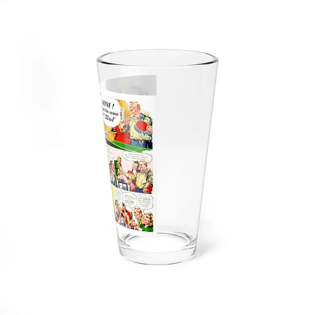 Pabst Blue Ribbon advertisement (Magazine Illustration) Pint Glass 16oz - Go Mug Yourself