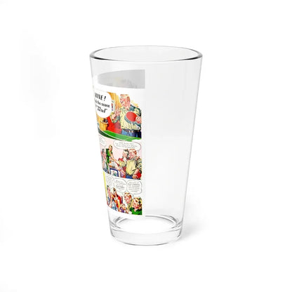 Pabst Blue Ribbon advertisement (Magazine Illustration) Pint Glass 16oz - Go Mug Yourself
