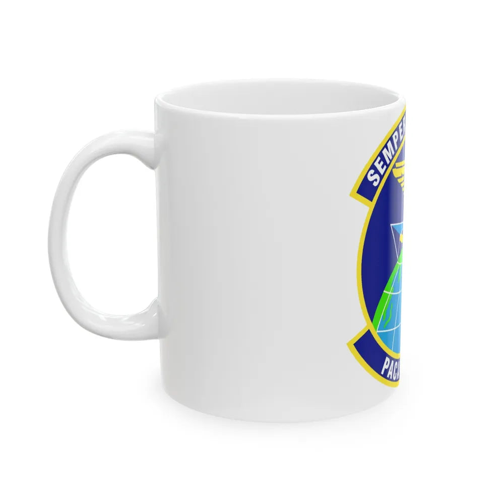 PACAF Air Mobility Operations Control Center (U.S. Air Force) White Coffee Mug-Go Mug Yourself