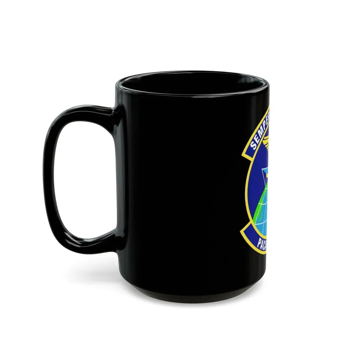 PACAF Air Mobility Operations Control Center (U.S. Air Force) Black Coffee Mug - Go Mug Yourself