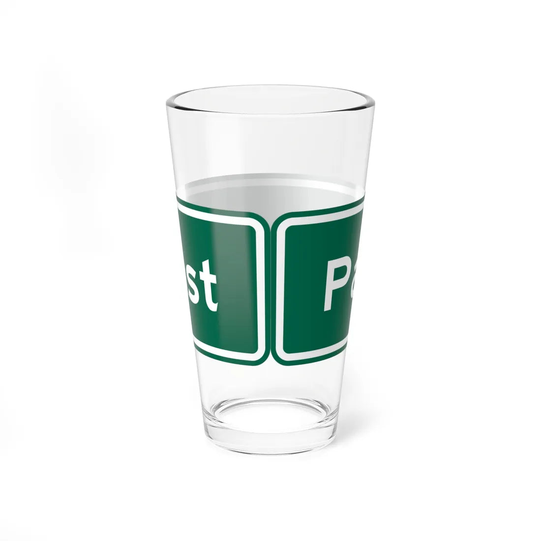 Pacific Coast (California) (Road Sign) Pint Glass 16oz - Go Mug Yourself