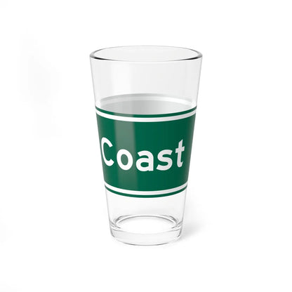 Pacific Coast (California) (Road Sign) Pint Glass 16oz - Go Mug Yourself
