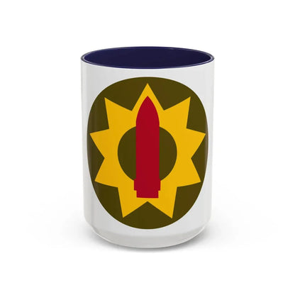 Pacific Coastal Frontier (U.S. Army) Accent Coffee Mug 15oz Navy - Go Mug Yourself
