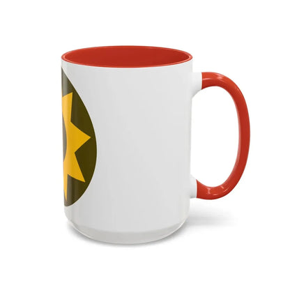 Pacific Coastal Frontier (U.S. Army) Accent Coffee Mug - Go Mug Yourself