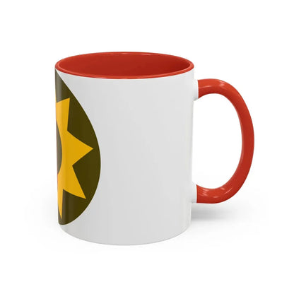 Pacific Coastal Frontier (U.S. Army) Accent Coffee Mug - Go Mug Yourself