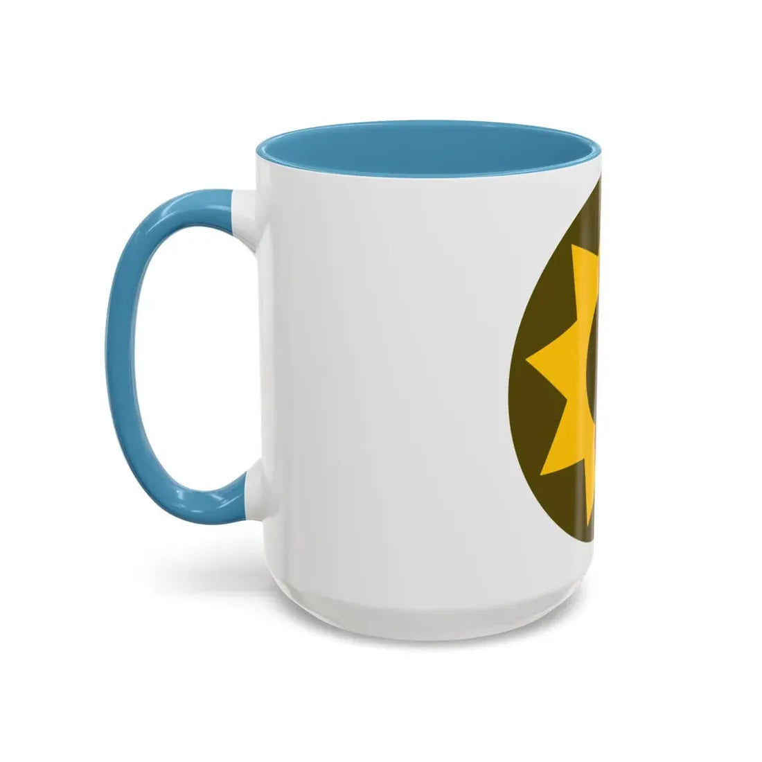 Pacific Coastal Frontier (U.S. Army) Accent Coffee Mug - Go Mug Yourself