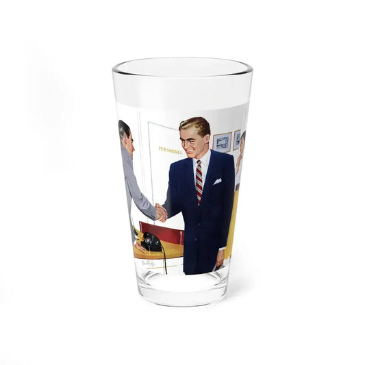 Pacific Craft Fabrics for Men ad, Collier's, March 19, 1954 (Magazine Illustration) Pint Glass 16oz 16oz - Go Mug Yourself