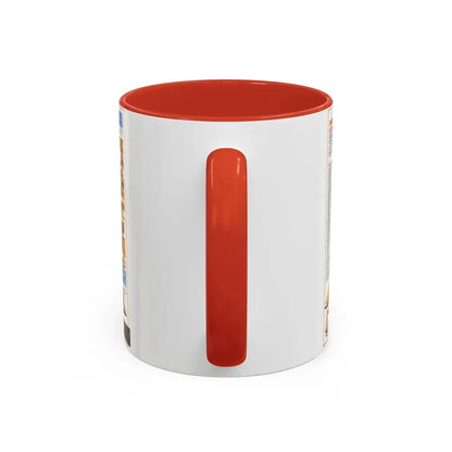 Pacific - Discoverers of the (1974) (Map) Accent Coffee Mug - Go Mug Yourself