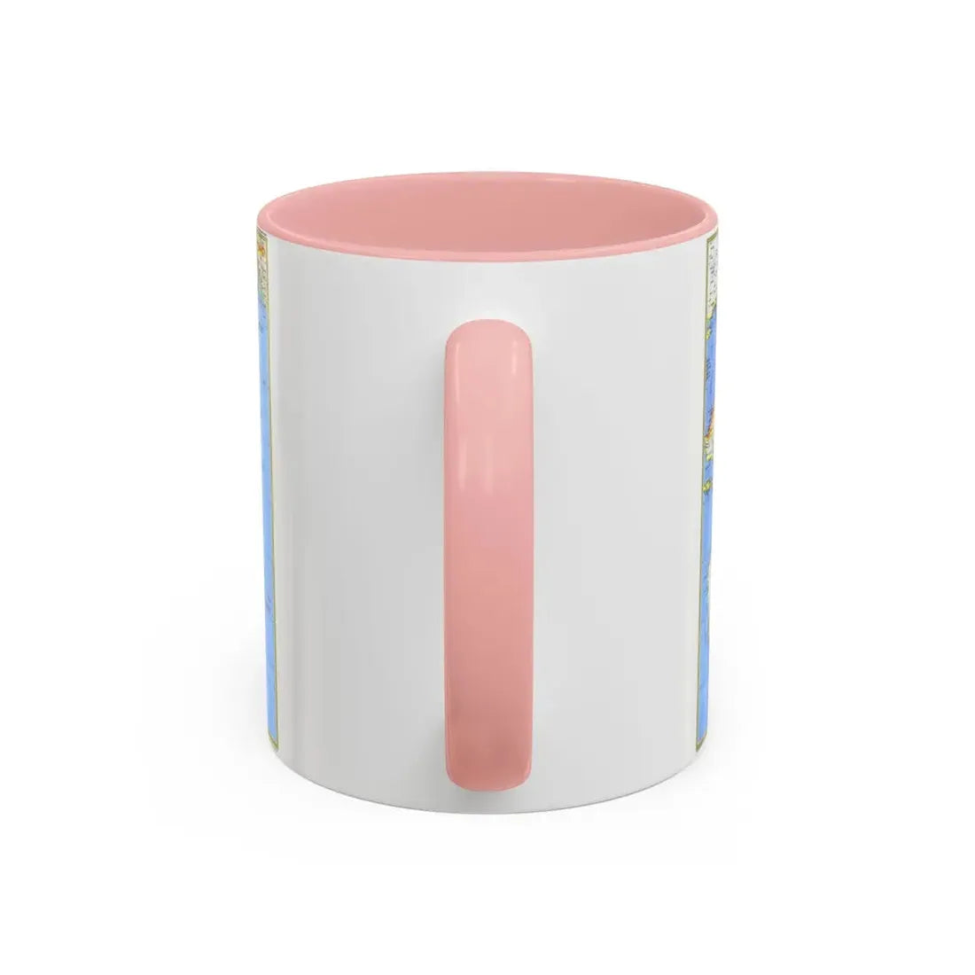 Pacific - Islands of the (1974) (Map) Accent Coffee Mug - Go Mug Yourself