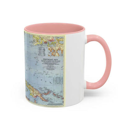 Pacific Islands - Southeast Asia (1944) (Map) Accent Coffee Mug - Go Mug Yourself