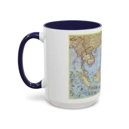 Pacific Islands - Southeast Asia (1944) (Map) Accent Coffee Mug - Go Mug Yourself