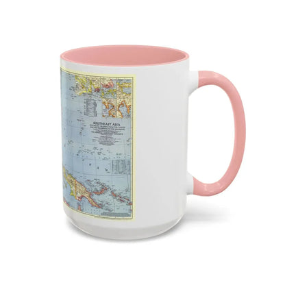 Pacific Islands - Southeast Asia (1944) (Map) Accent Coffee Mug - Go Mug Yourself