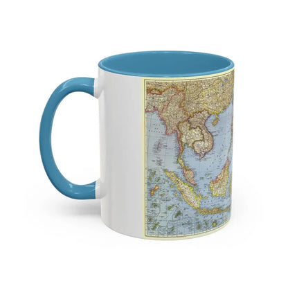 Pacific Islands - Southeast Asia (1944) (Map) Accent Coffee Mug - Go Mug Yourself