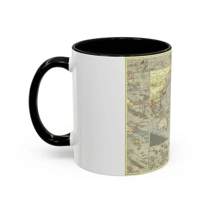 Pacific Ocean (1936) (Map) Accent Coffee Mug - Go Mug Yourself