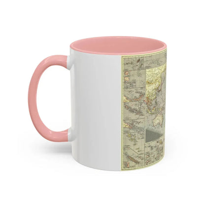 Pacific Ocean (1936) (Map) Accent Coffee Mug - Go Mug Yourself