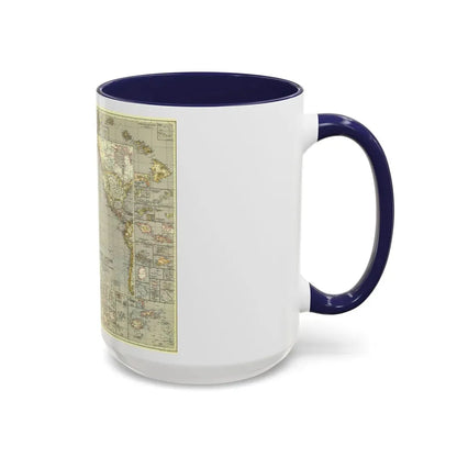 Pacific Ocean (1936) (Map) Accent Coffee Mug - Go Mug Yourself