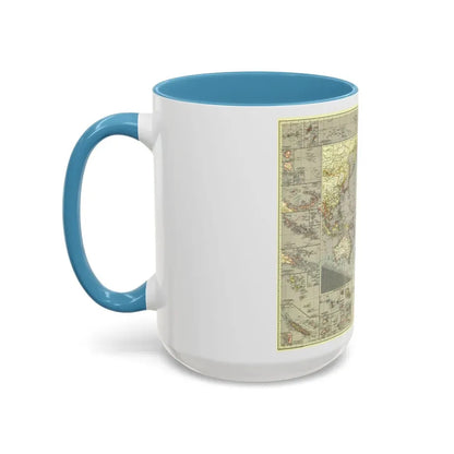 Pacific Ocean (1936) (Map) Accent Coffee Mug - Go Mug Yourself