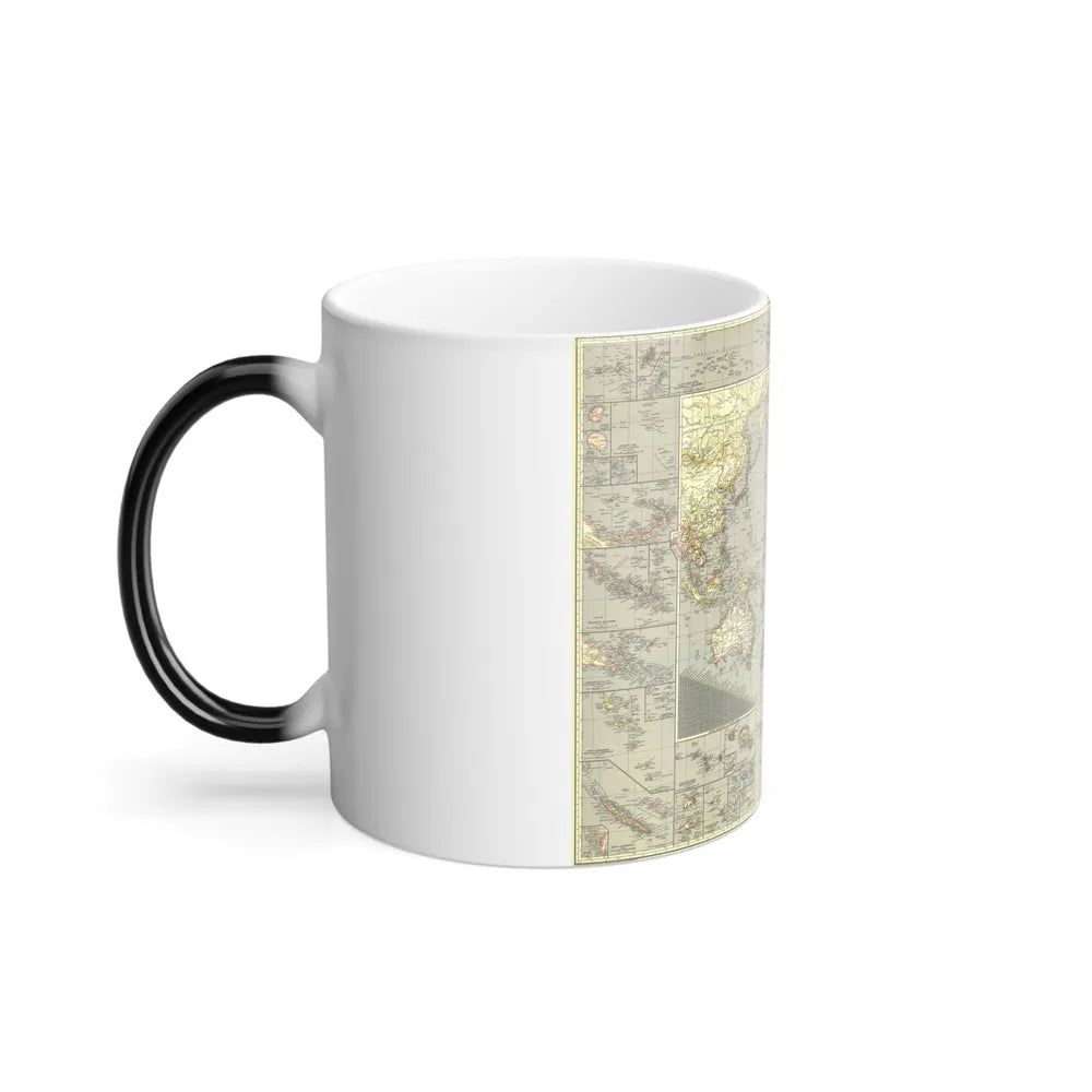 Pacific Ocean (1936) (Map) Color Changing Mug 11oz-Go Mug Yourself