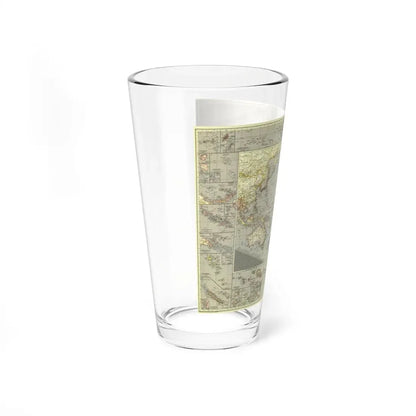 Pacific Ocean (1936) (Map) Pint Glass 16oz - Go Mug Yourself
