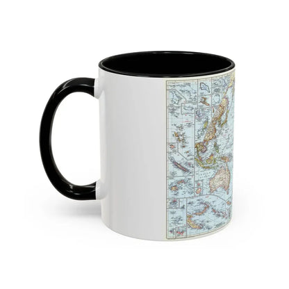 Pacific Ocean (1952) (Map) Accent Coffee Mug - Go Mug Yourself