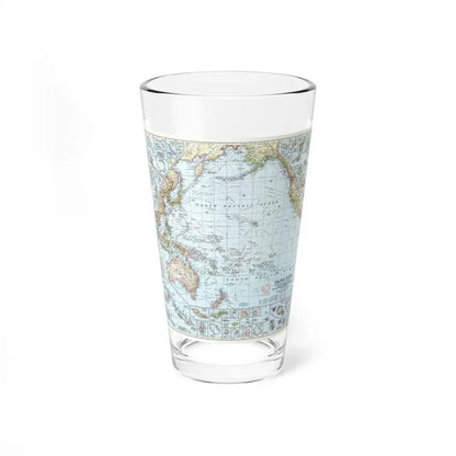Pacific Ocean (1952) (Map) Pint Glass 16oz 16oz - Go Mug Yourself