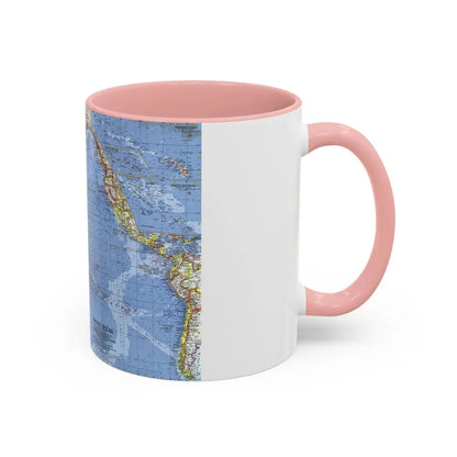 Pacific Ocean (1962) (Map) Accent Coffee Mug - Go Mug Yourself