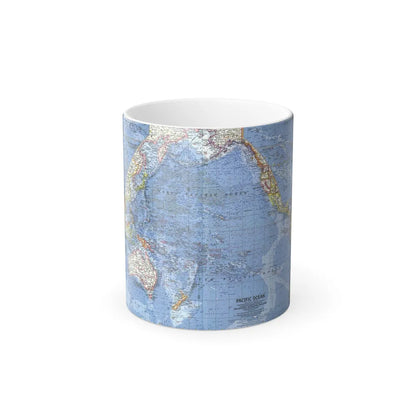 Pacific Ocean (1962) (Map) Color Changing Mug 11oz-11oz-Go Mug Yourself