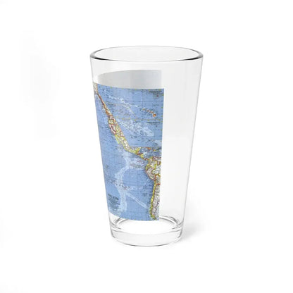 Pacific Ocean (1962) (Map) Pint Glass 16oz - Go Mug Yourself
