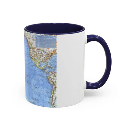 Pacific Ocean (1969) (Map) Accent Coffee Mug - Go Mug Yourself