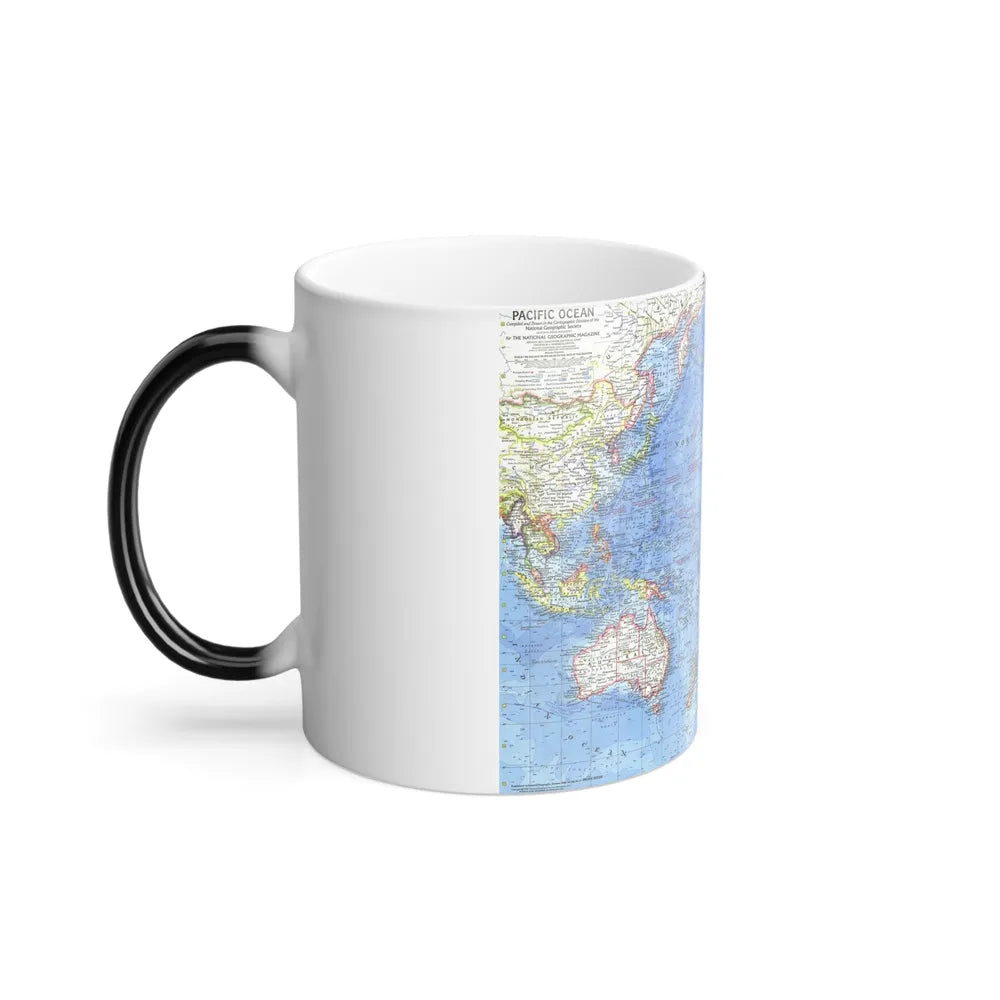 Pacific Ocean (1969) (Map) Color Changing Mug 11oz-Go Mug Yourself