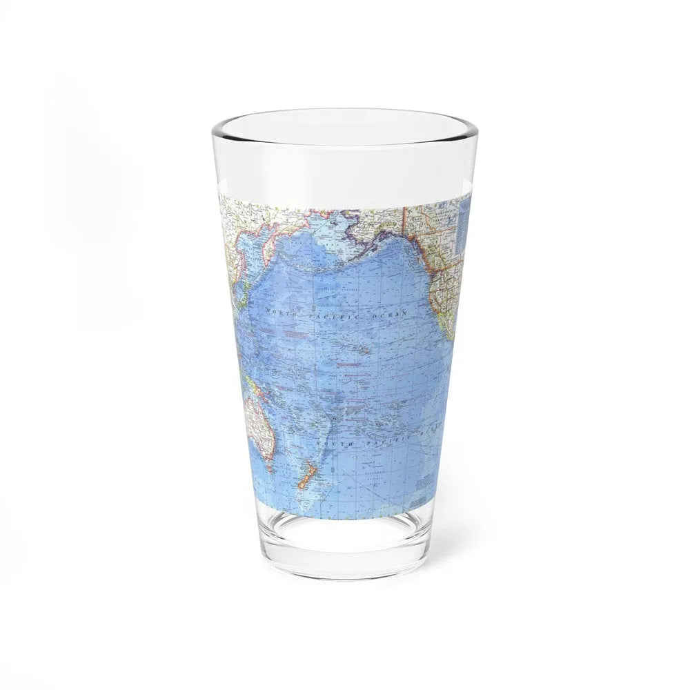 Pacific Ocean (1969) (Map) Pint Glass 16oz-16oz-Go Mug Yourself