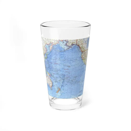 Pacific Ocean (1969) (Map) Pint Glass 16oz 16oz - Go Mug Yourself