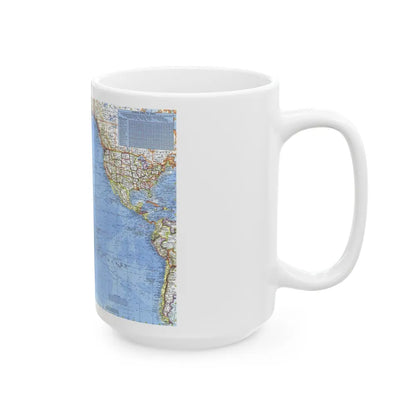 Pacific Ocean (1969) (Map) White Coffee Mug-Go Mug Yourself