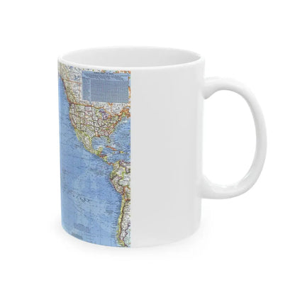 Pacific Ocean (1969) (Map) White Coffee Mug - Go Mug Yourself