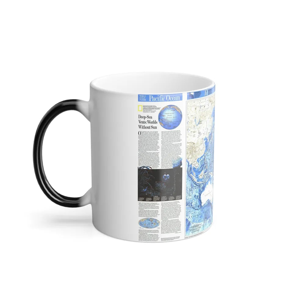 Pacific Ocean (1992) (Map) Color Changing Mug 11oz-Go Mug Yourself