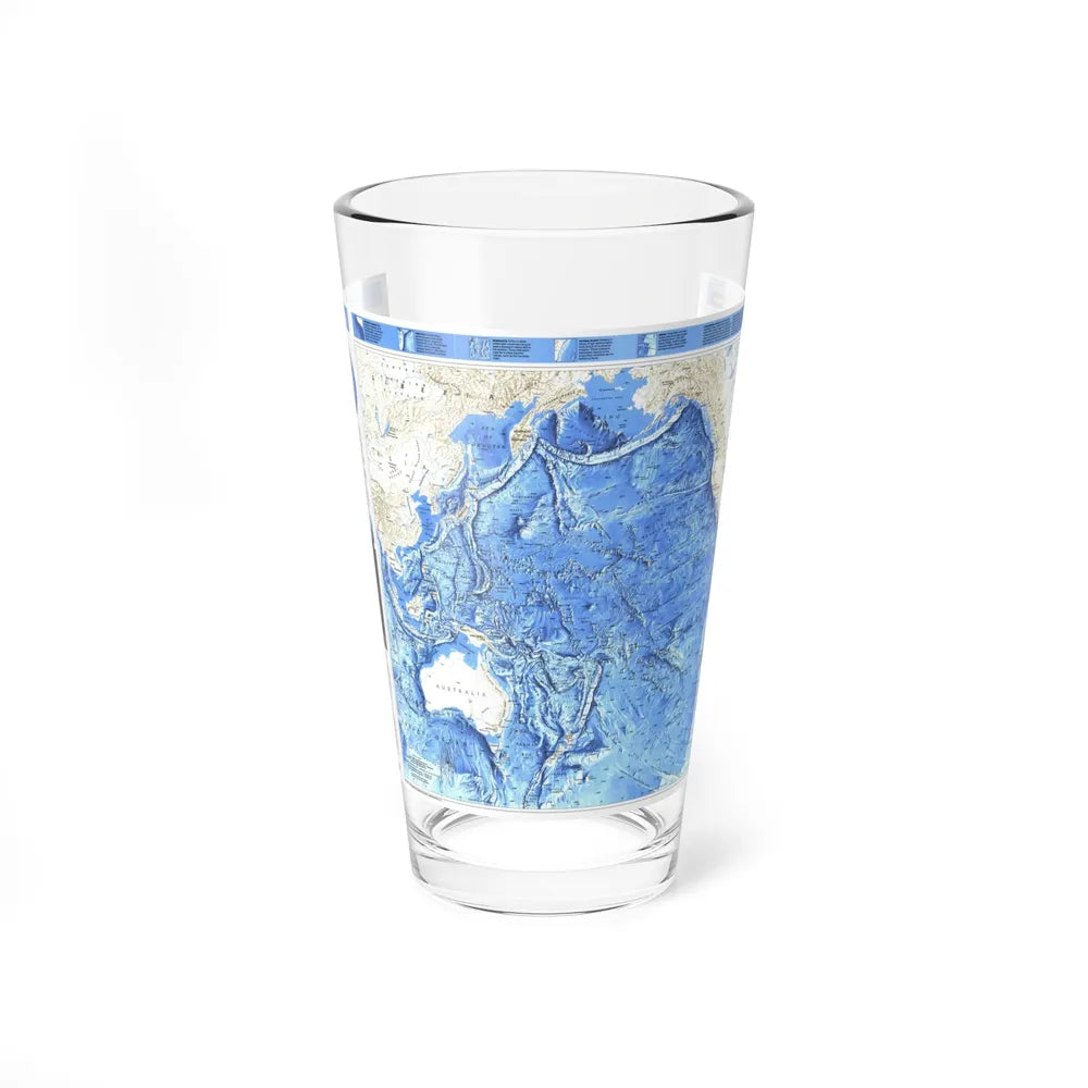 Pacific Ocean (1992) (Map) Pint Glass 16oz-16oz-Go Mug Yourself