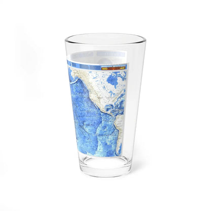 Pacific Ocean (1992) (Map) Pint Glass 16oz-Go Mug Yourself