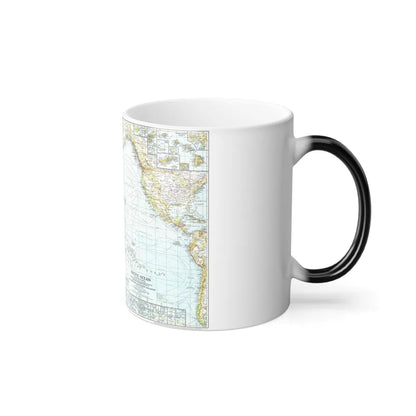 Pacific Ocean and the Bay of Bengal (1943) (Map) Color Changing Mug 11oz-Go Mug Yourself