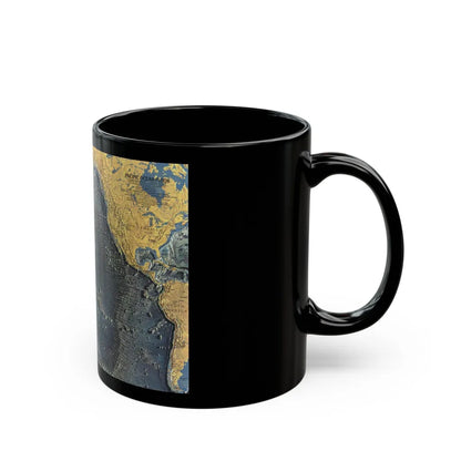 Pacific Ocean Floor (1969) (Map) Black Coffee Mug-Go Mug Yourself