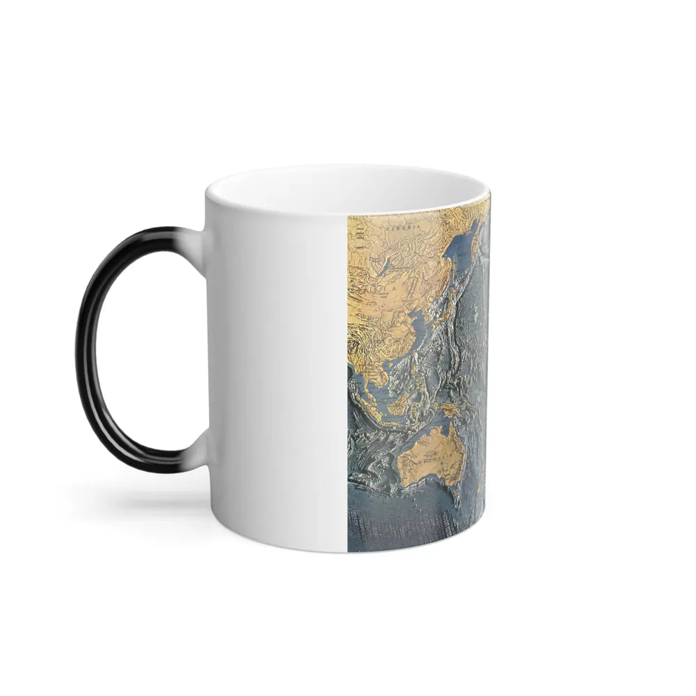 Pacific Ocean Floor (1969) (Map) Color Changing Mug 11oz-Go Mug Yourself