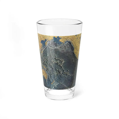 Pacific Ocean Floor (1969) (Map) Pint Glass 16oz 16oz - Go Mug Yourself