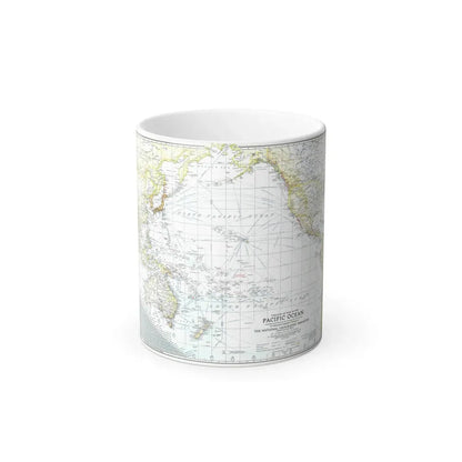 Pacific Ocean - Theater of War (1942) (Map) Color Changing Mug 11oz Default Title - Go Mug Yourself