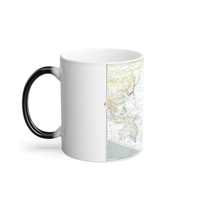 Pacific Ocean - Theater of War (1942) (Map) Color Changing Mug 11oz-Go Mug Yourself