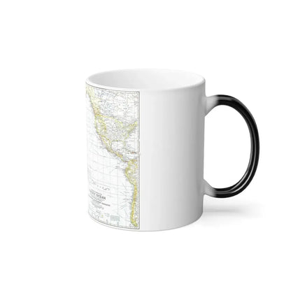Pacific Ocean - Theater of War (1942) (Map) Color Changing Mug 11oz - Go Mug Yourself