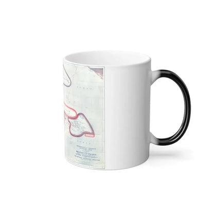 Pacific - Sovereignty and Mandate Boundary Lines (1921) (Map) Color Changing Mug 11oz - Go Mug Yourself