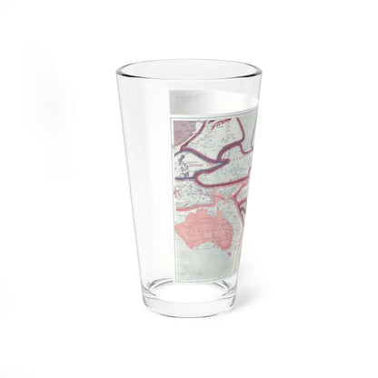 Pacific - Sovereignty and Mandate Boundary Lines (1921) (Map) Pint Glass 16oz - Go Mug Yourself